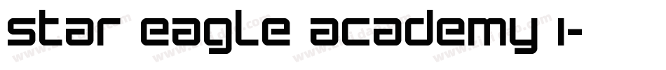 Star Eagle Academy I字体转换